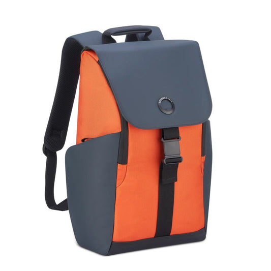 DELSEY SECURFLAP - 15 BACKPACK ORANGE