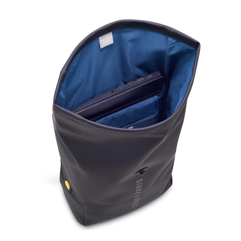 DELSEY TURENNE ROLL TOP BACKPACK - BLACK
