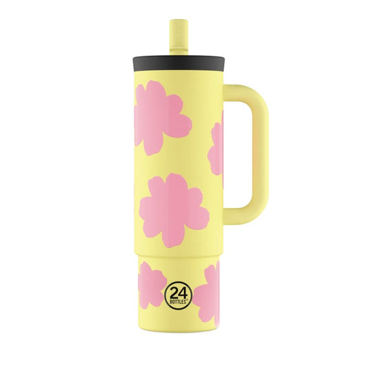 24BOTTLES STRAW CUP 800ML DAYDREAMING YELLOW