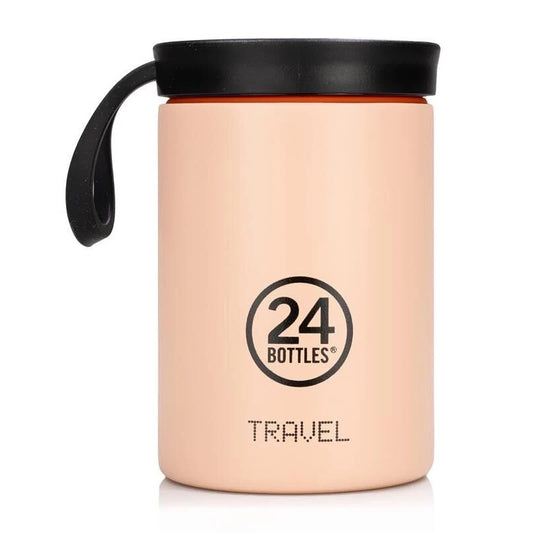 24BOTTLES TRAVEL TUMBLER 350ML DUSTY PINK - FOOD LID