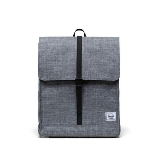 HERSCHEL CITY BACKPACK RAVEN CROSSHATCH