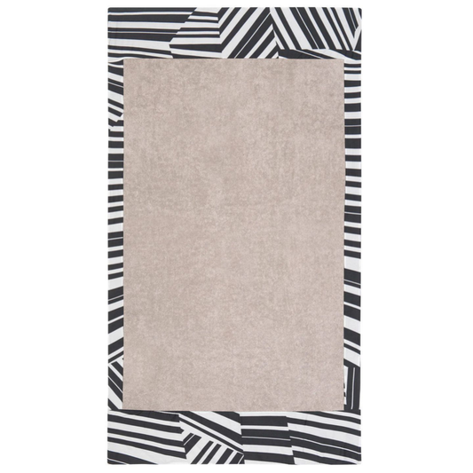 SUN OF A BEACH ATHENS TILES GREIGE- HEAD 2 TOE BEACH TOWEL