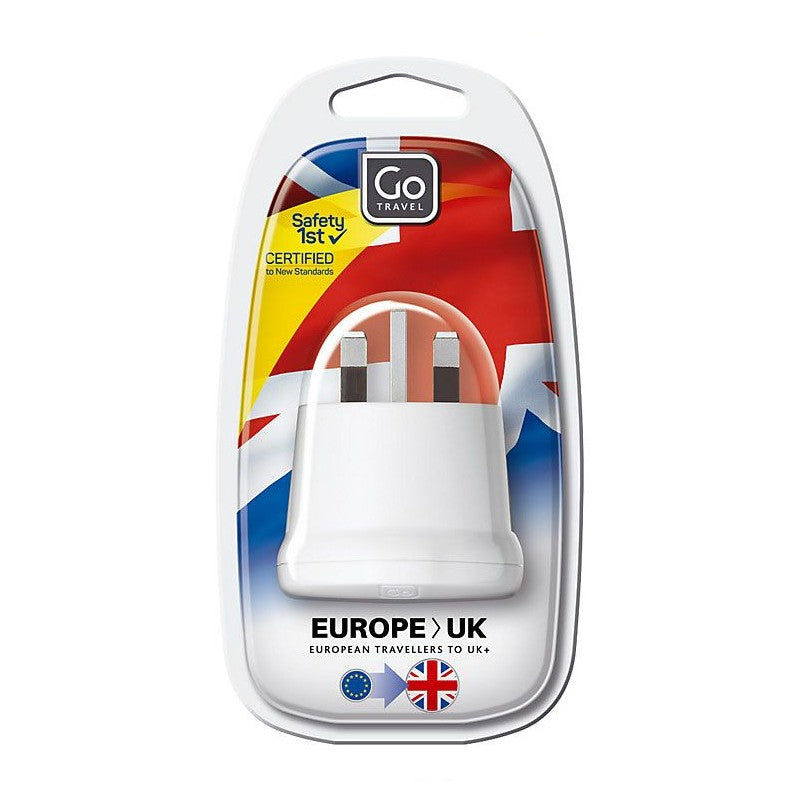 GO TRAVEL EU-UK ADAPTOR