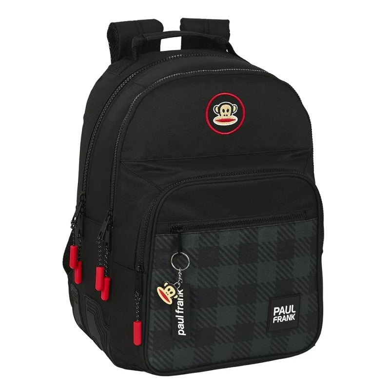 SAFTA DOUBLE BACKPACK PAUL FRANK 32X42X15