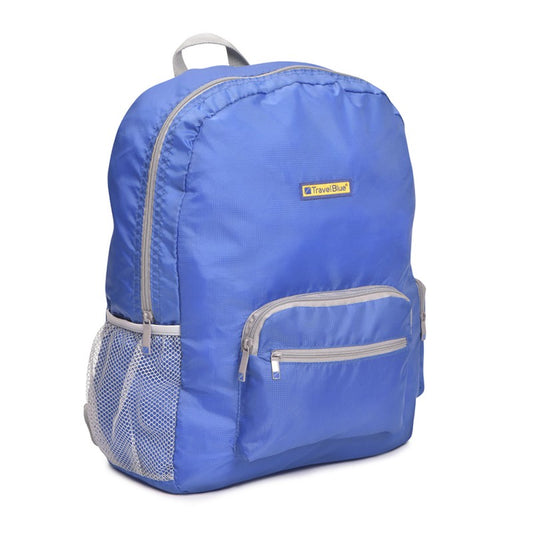 TRAVEL BLUE FOLDING BACKPACK