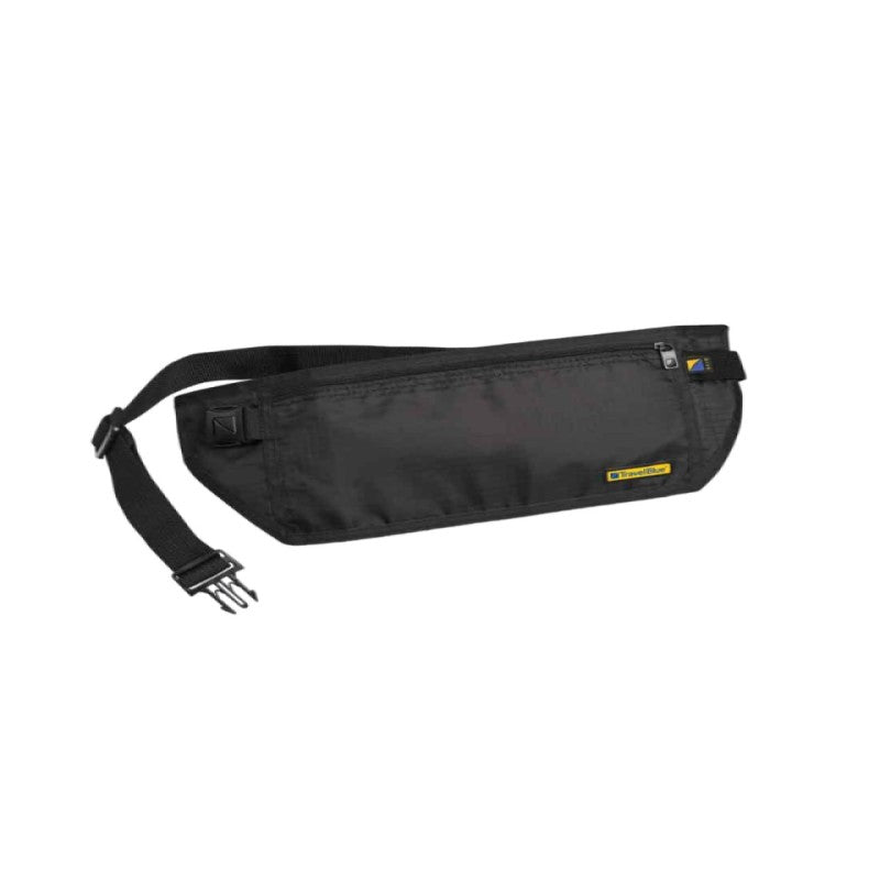 TRAVEL BLUE MONEY BELT RFID -BLACK