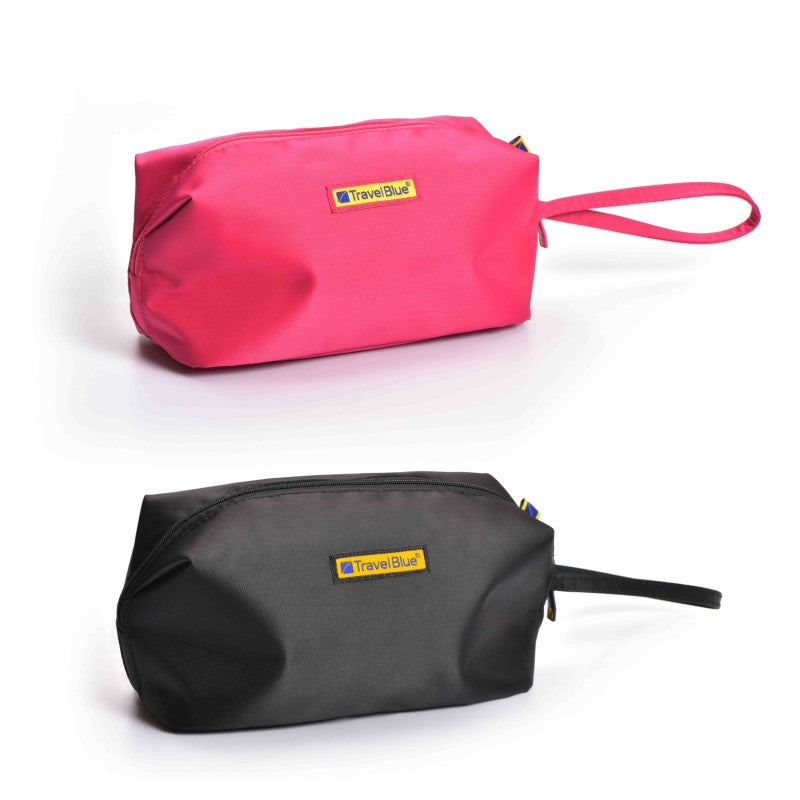 TRAVEL BLUE WASH BAG - SMALL