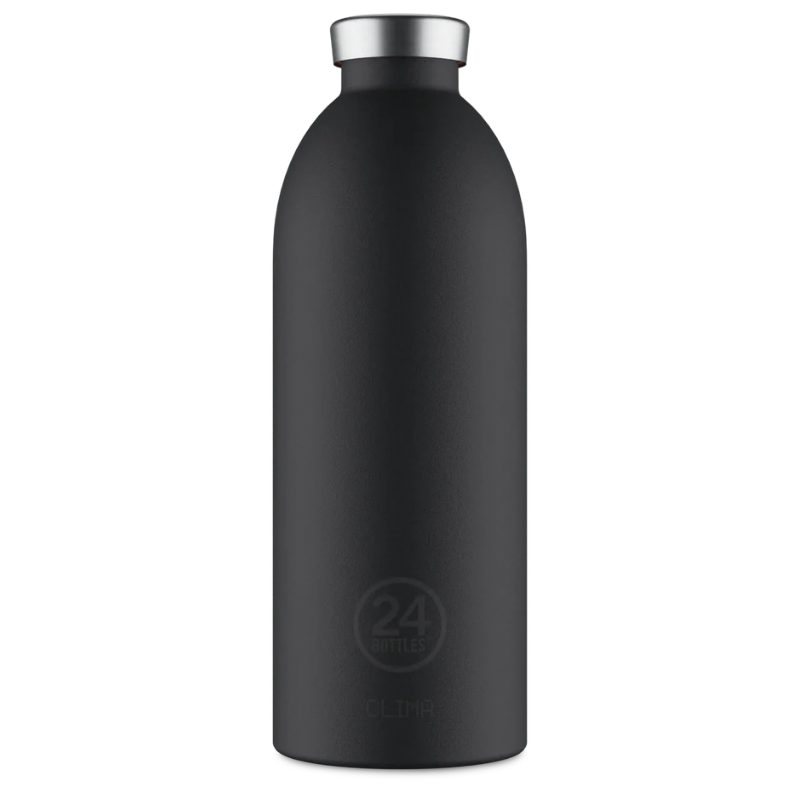 24BOTTLES CLIMA BOTTLE STONE TUXEDO BLACK - AVAILABLE IN 2 SIZES