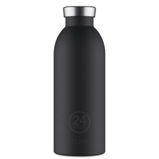 24BOTTLES CLIMA BOTTLE STONE TUXEDO BLACK - AVAILABLE IN 2 SIZES