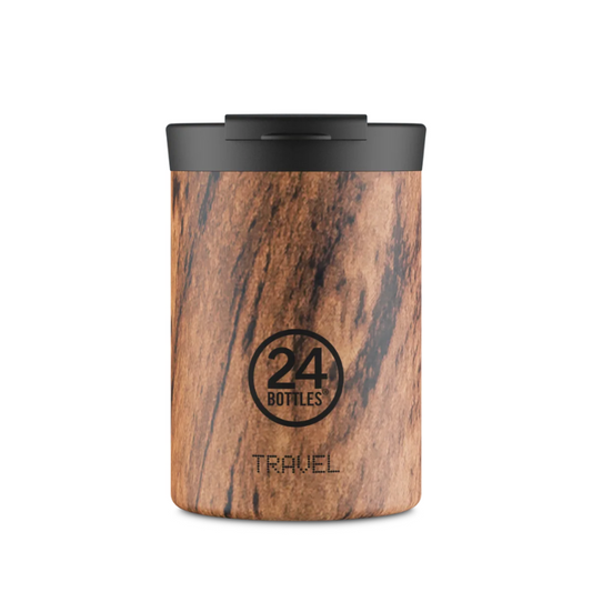 24BOTTLES TRAVEL TUMBLER 350ML SEQUOIA WOOD