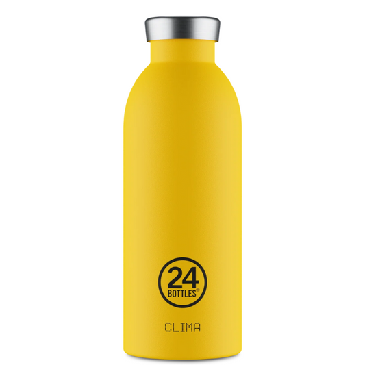 24BOTTLES CLIMA BOTTLE 500ML STONE TAXI YELLOW