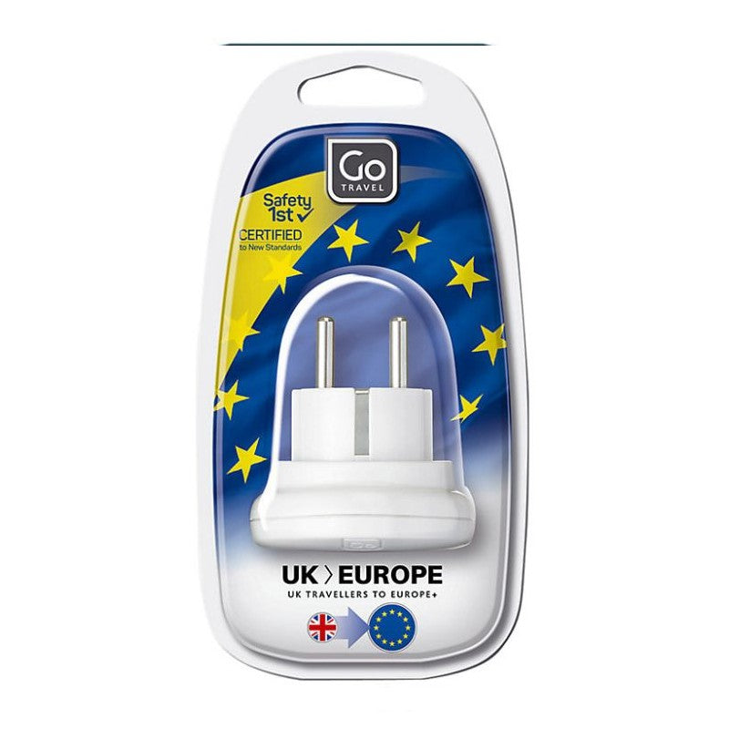 GO TRAVEL UK-EU ADAPTOR