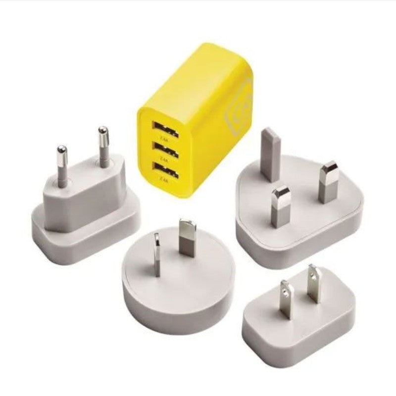 GO TRAVEL WORLDWIDE 3 PORT USB-A CHARGER