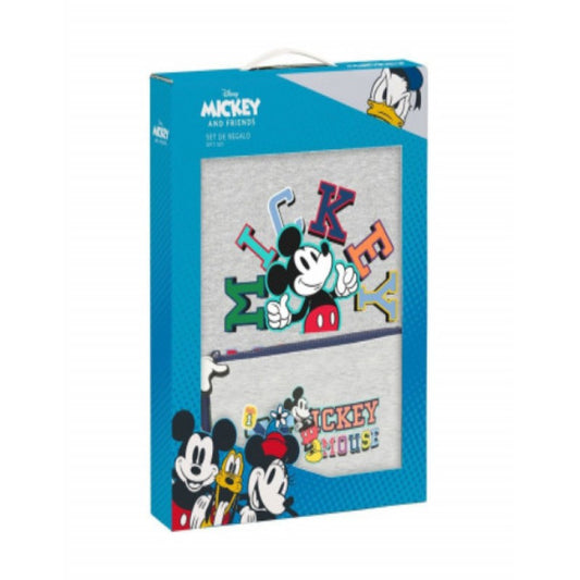 SAFTA MICKEY MOUSE GIFT SET CARDBOARD & PENCIL CASE