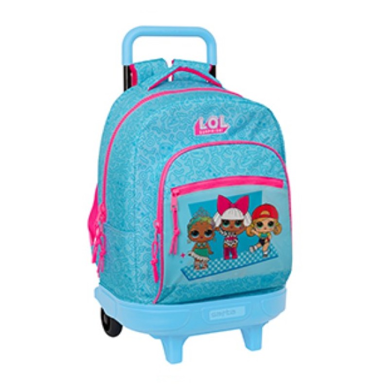 SAFTA BACKPACK LOL WITH REMOVABLE WHEELS