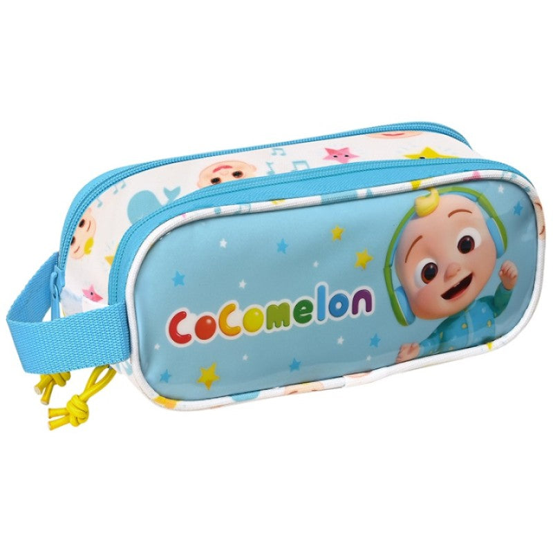 SAFTA DOUBLE PENCIL CASE COCOMELON