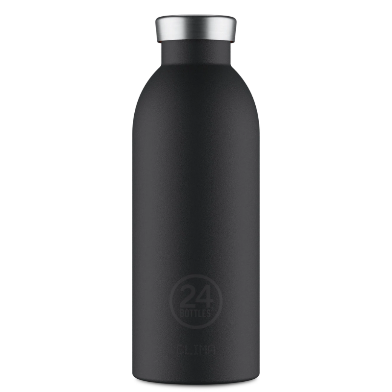 24BOTTLES CLIMA BOTTLE STONE TUXEDO BLACK - AVAILABLE IN 2 SIZES