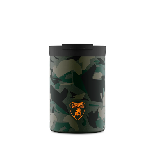 24BOTTLES TRAVEL TUMBLER 350ML LAMBORGHINI GREEN STERRATO